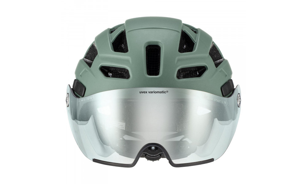 Helmet Uvex finale visor V moss green-cloud matt - 3