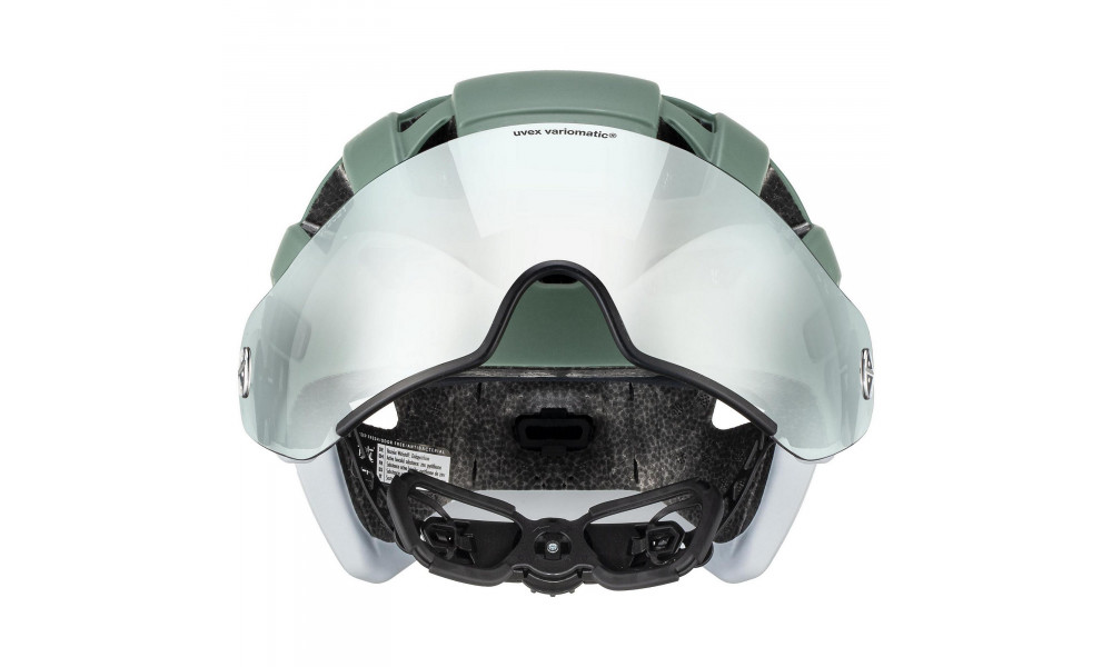 Шлем Uvex finale visor V moss green-cloud matt - 4