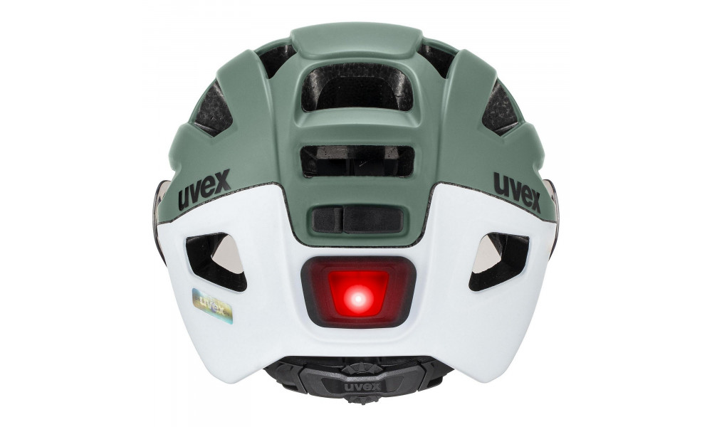 Шлем Uvex finale visor V moss green-cloud matt - 7