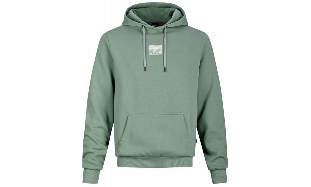 Кофта с капюшоном Cube Organic Grid black - 1