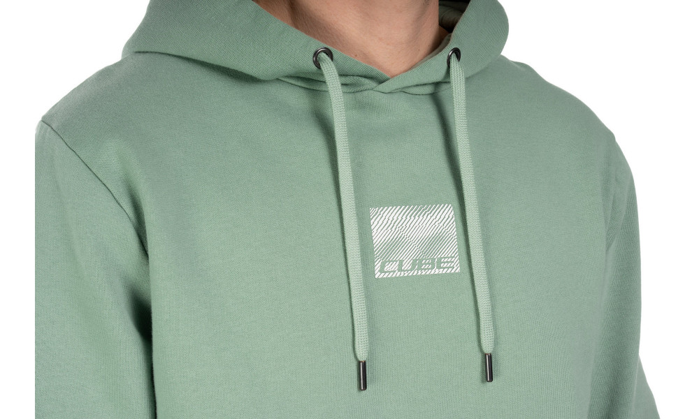 Кофта с капюшоном Cube Organic Grid black - 3