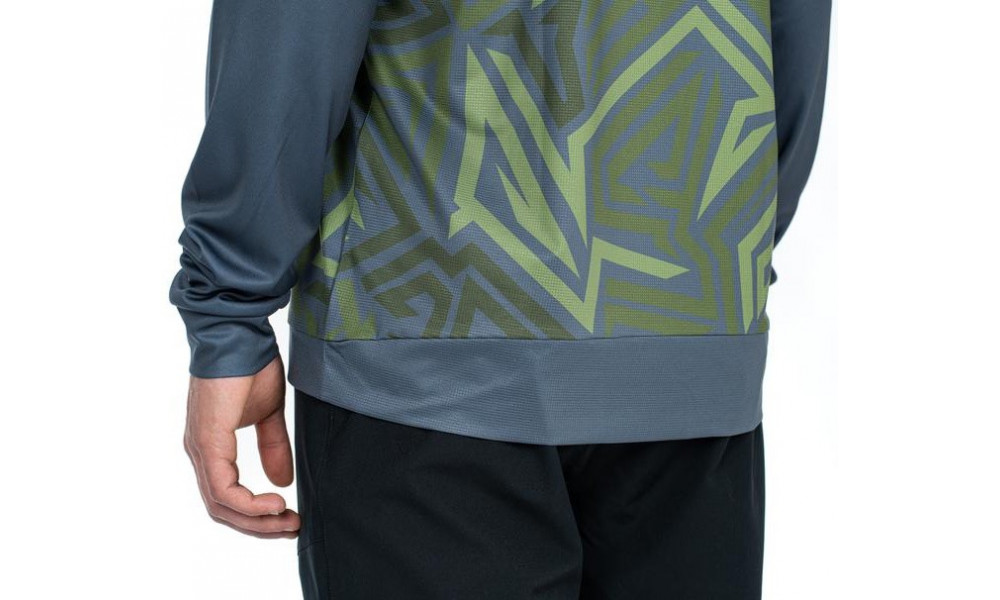 Веломайка Cube ATX Round Neck TM L/S olive'n'grey - 5