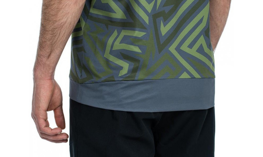 Веломайка Cube ATX Round Neck TM S/S olive'n'grey - 4