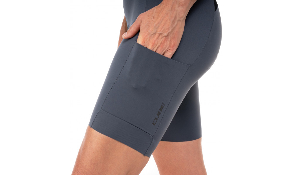 Велошорты с лямками Cube Gravel WS Cargo bordeaux - 8