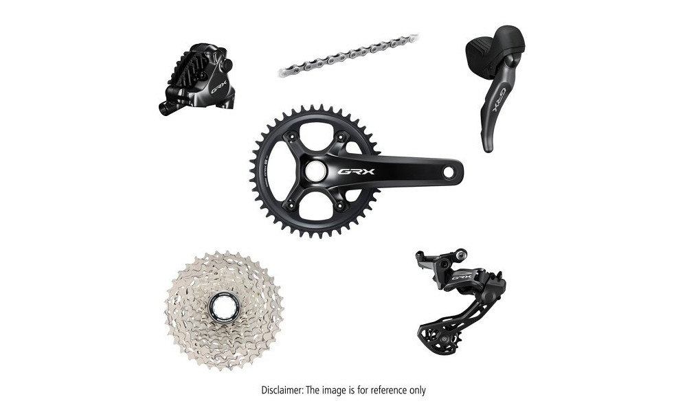 Комплект деталей групповой трансмиссии Shimano GRX 820 12-speed 175mm 40T 