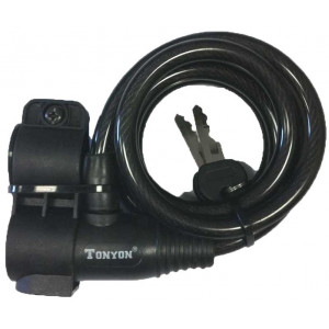 Замок Tanyon spiral (steel cable) O10mm/1500mm