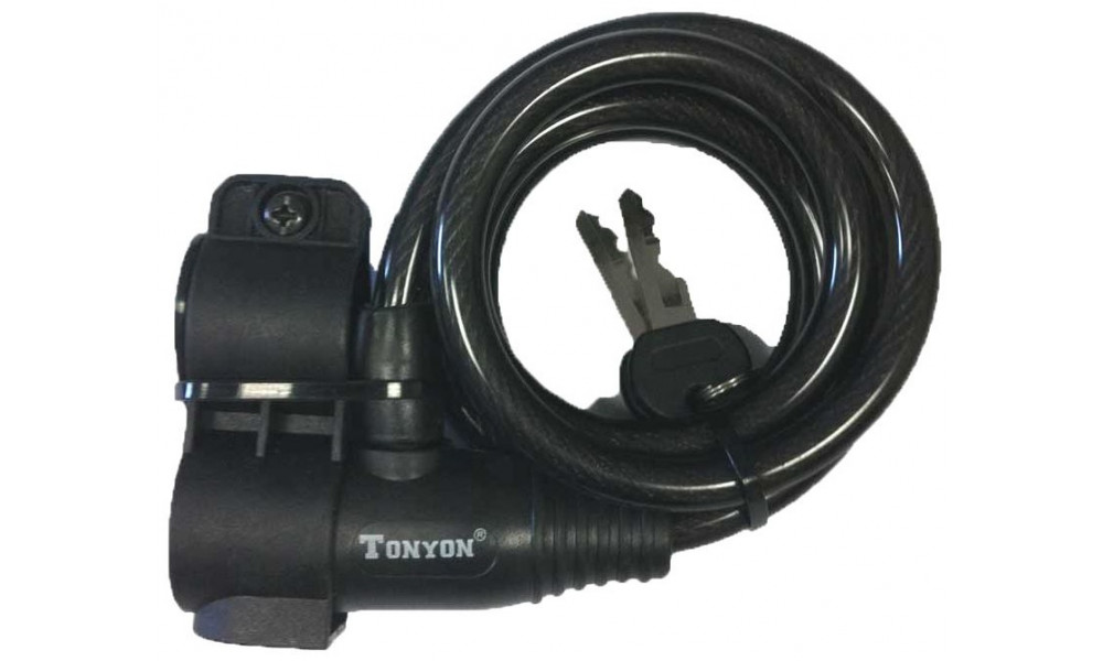 Замок Tanyon spiral (steel cable) O10mm/1500mm 