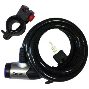 Замок Tanyon spiral (steel cable) O12mm/1500mm