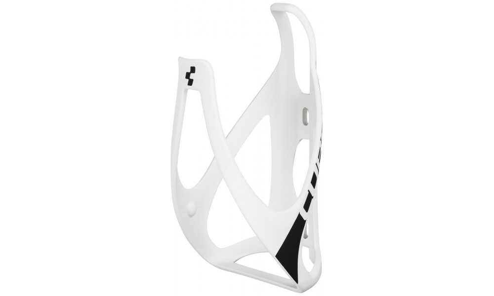 Bottle cage Cube HPP matt white'n'black - 1