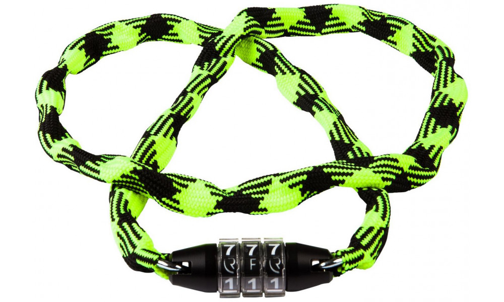 Замок RFR CMPT chain combination 1200mm neon yellow?n?black 
