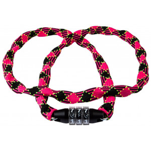 Замок RFR CMPT chain combination 1200mm neon pink?n?black