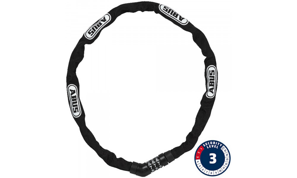 Lock Abus Steel-O-Chain 4804C/75 black 