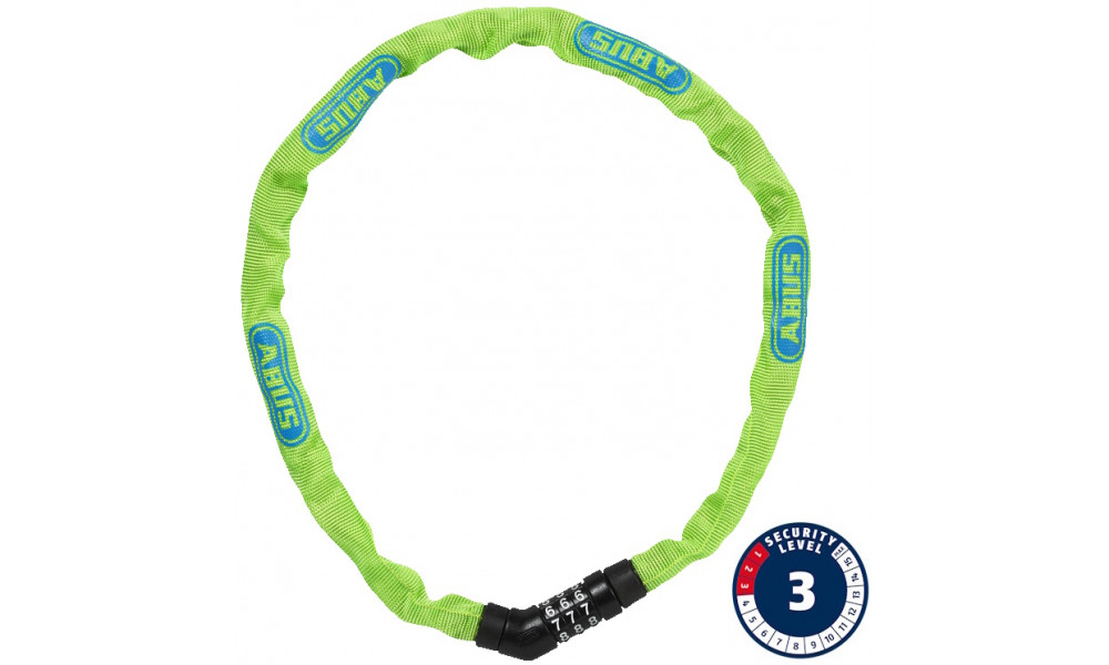 Замок Abus Steel-O-Chain 4804C/75 lime 
