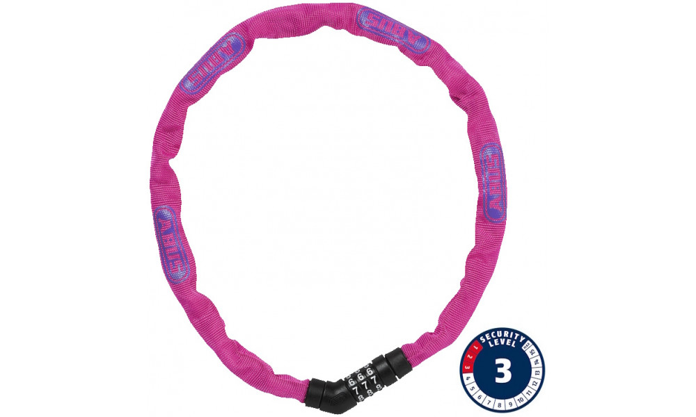 Lock Abus Steel-O-Chain 4804C/75 pink 