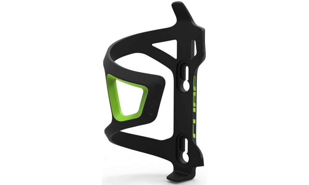 Bottle cage Cube HPP Sidecage blackngreen 