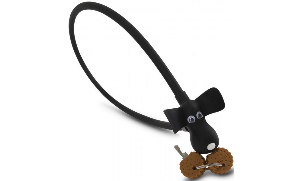 Lock RFR cable HPS "DOG" 10x450mm black 