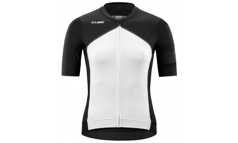 Jersey S/S CUBE Blackline WS white'n'black-L (40) - 1
