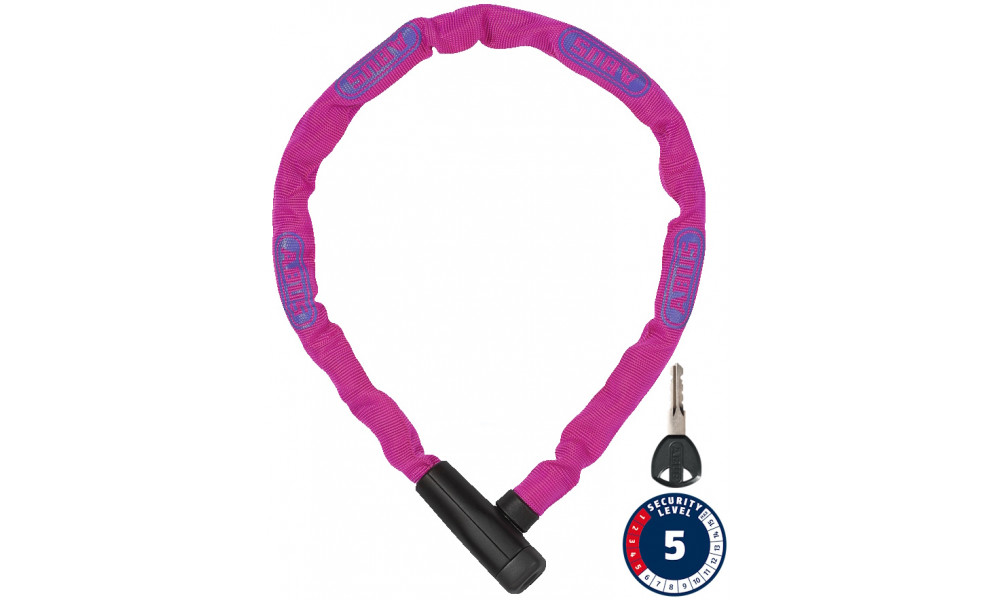 Замок Abus Steel-O-Chain 5805K/75 pink 