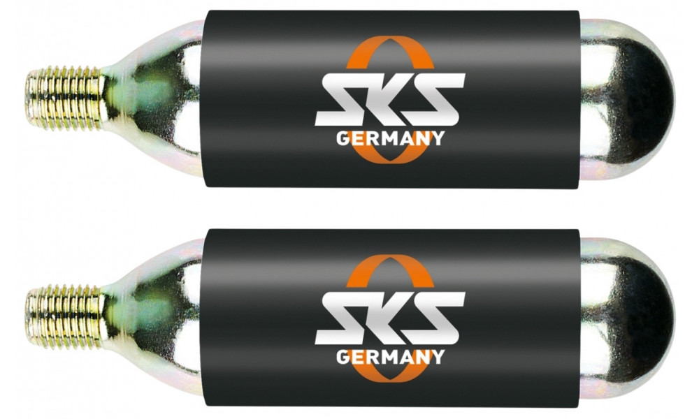 Cartridge CO2 SKS for pump Airbuster (2x24g), threaded - 2