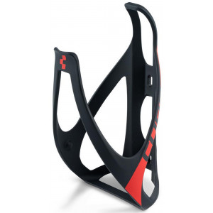 Bottle cage Cube HPP matt black'n'red
