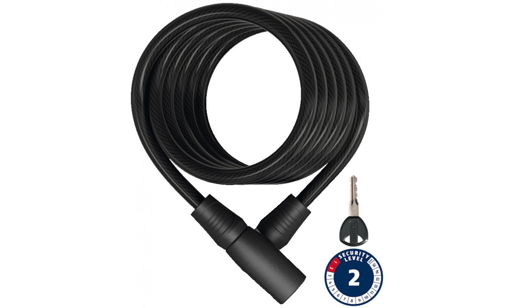Замок Abus Cable Star 4508K/150 BK 
