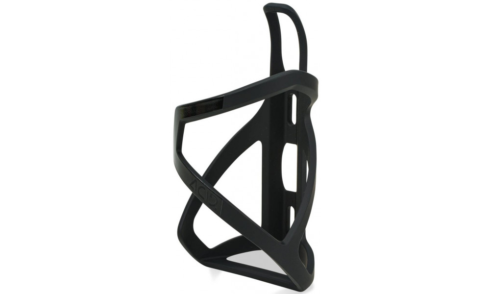 Bottle cage ACID HPP Left-Hand Sidecage matt black'n'glossy black 