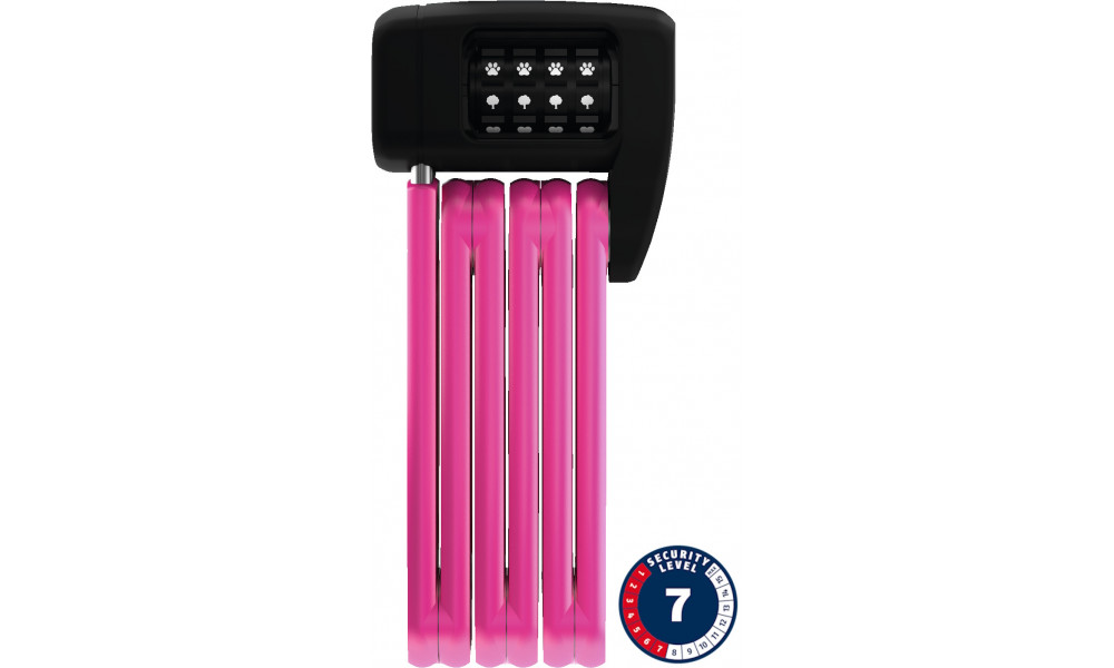 Замок Abus Bordo Combo Lite Mini 6055C/60 pink SYMBOLS 