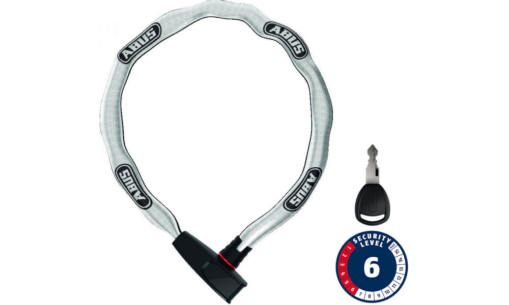 Замок Abus 6806K/85 reflective (square chain) 