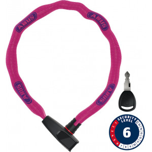 Lock Abus 6806K/85 NEON pink (square chain)