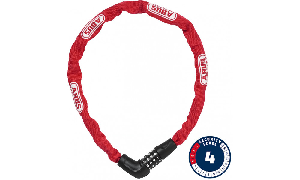 Замок Abus Steel-O-Chain 5805C/75 red 