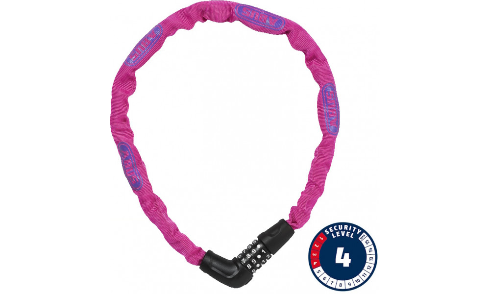 Lock Abus Steel-O-Chain 5805C/75 pink 