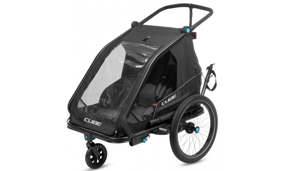 Kids trailer Cube Double CMPT black - 1