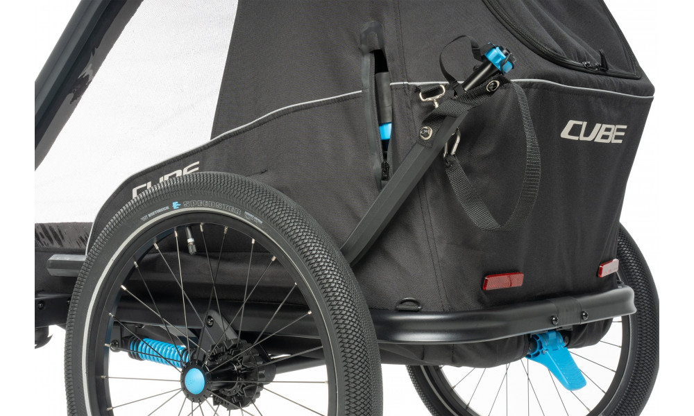 Детский прицеп Cube Double CMPT black - 5