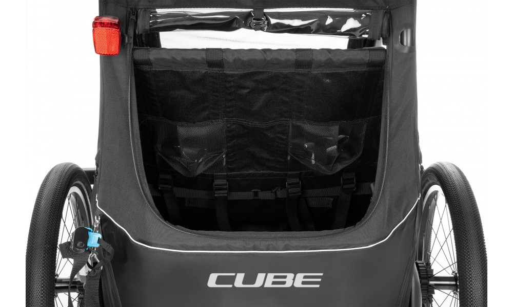 Детский прицеп Cube Double CMPT black - 11