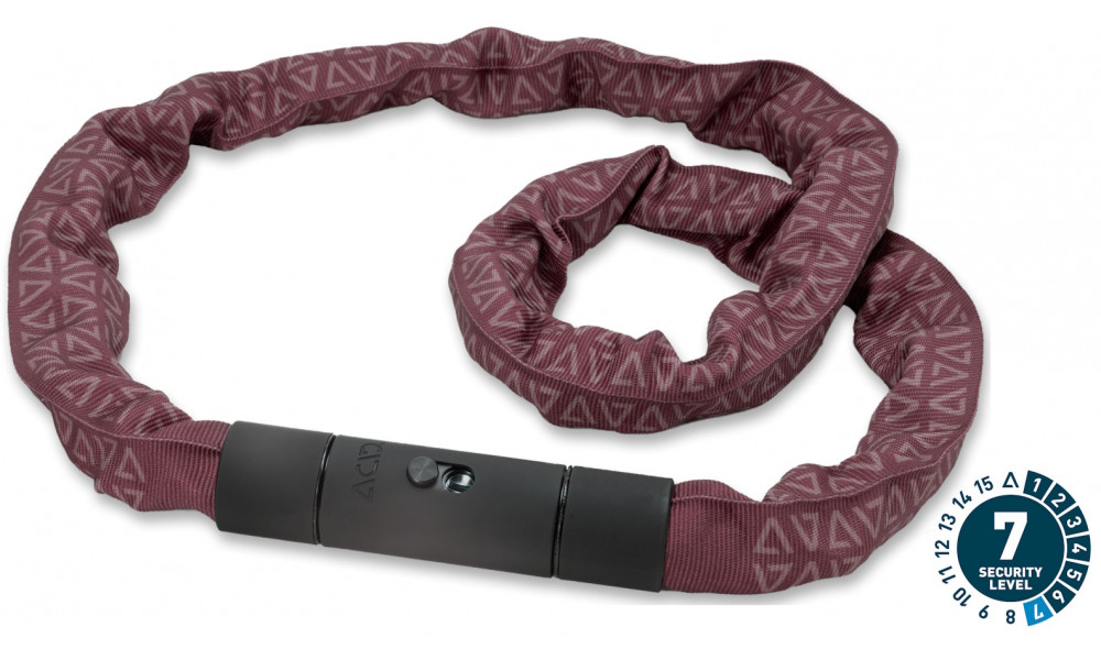 Lock ACID chain Corvid K120 6x1200mm red - 1