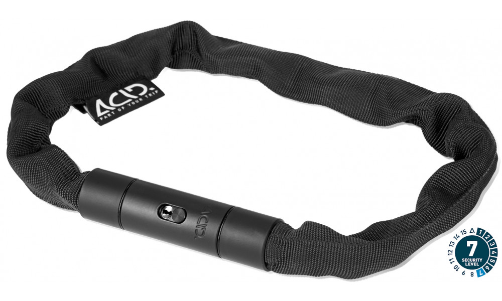 Замок ACID chain Corvid K80 6x800mm black - 1