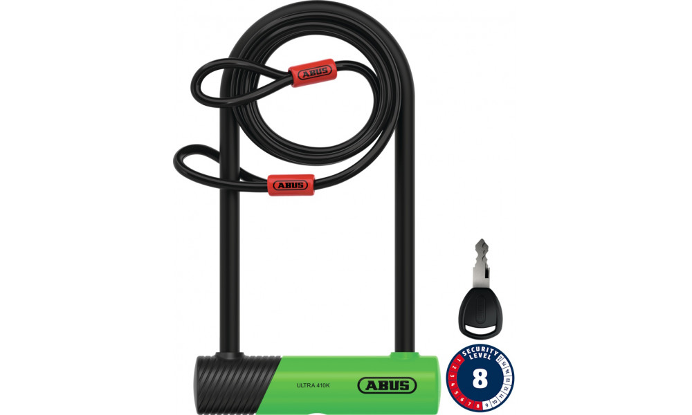 Замок Abus Ultra 410K/170HB230 green SH + Cobra 10/120 