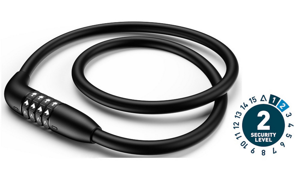 Замок ACID cable combination Bendid C80 10x800mm black 