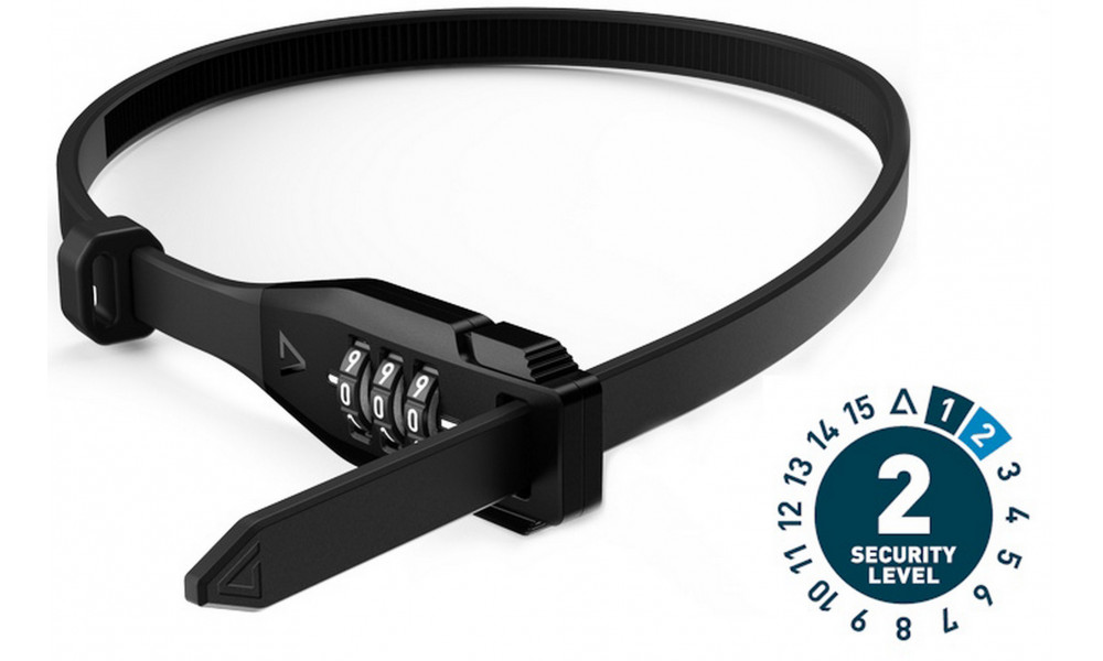 Lock ACID cable combination Ratch 3.5x600mm black 