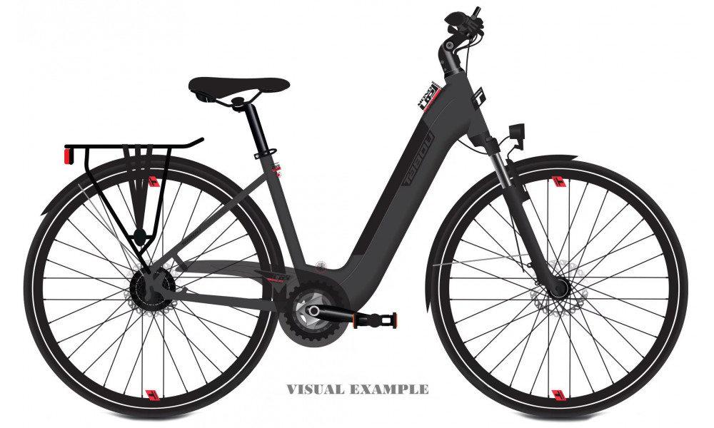 E-bike Tabou Mono UP ECO Plus 26 anthracite-red 