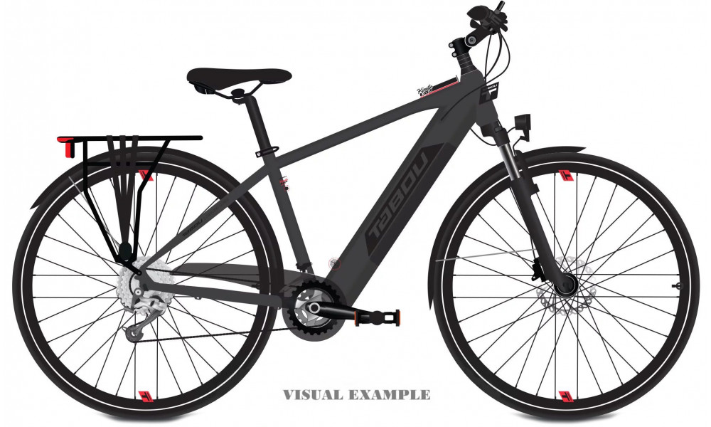 E-bike Tabou Kinetic UP ECO anthracite-red 