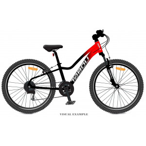 Bicycle Tabou Poison 24 red-black