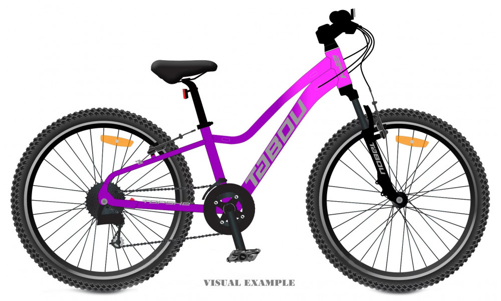 Bicycle Tabou Topshe 24 pink-purple 