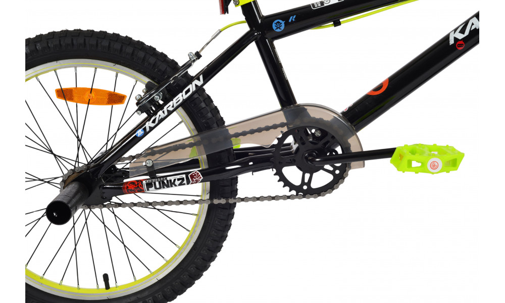 Велосипед Karbon BMX 20 black-lime - 6