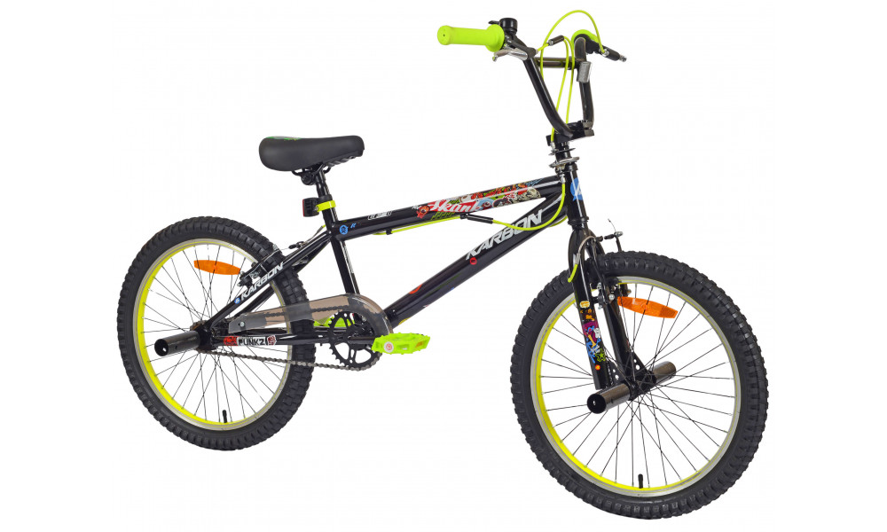 Велосипед Karbon BMX 20 black-lime - 8