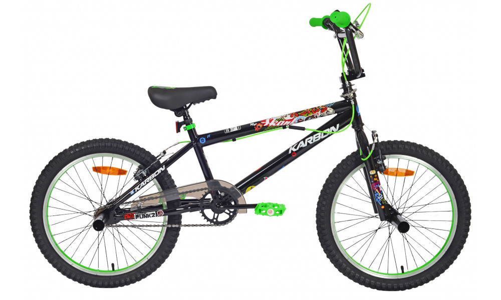 Велосипед Karbon BMX 20 black-green - 1