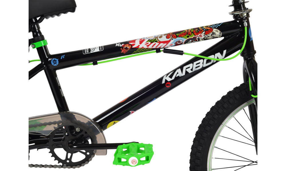 Велосипед Karbon BMX 20 black-green - 4