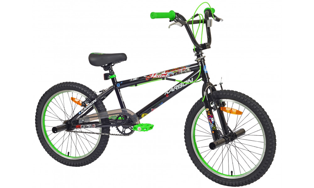 Велосипед Karbon BMX 20 black-green - 9