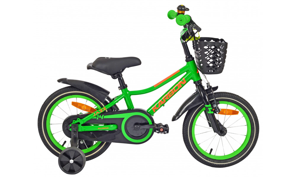 Bicycle Karbon Jazz 14 green neon - 1