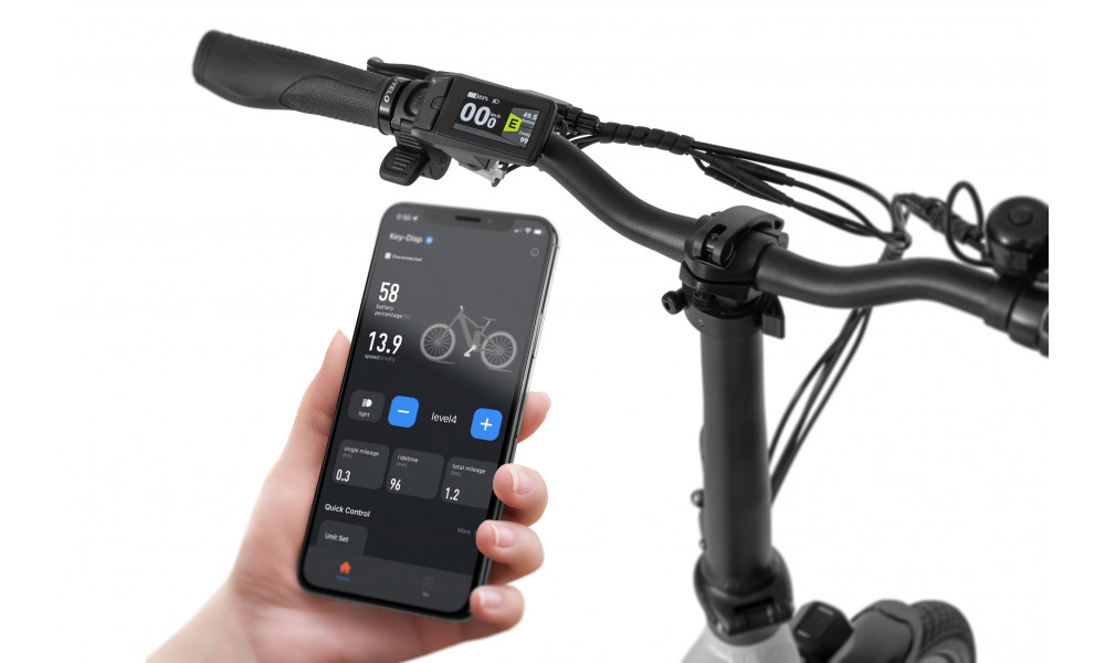 E-bike Ecobike Rhino Arctic White 630Wh - 5